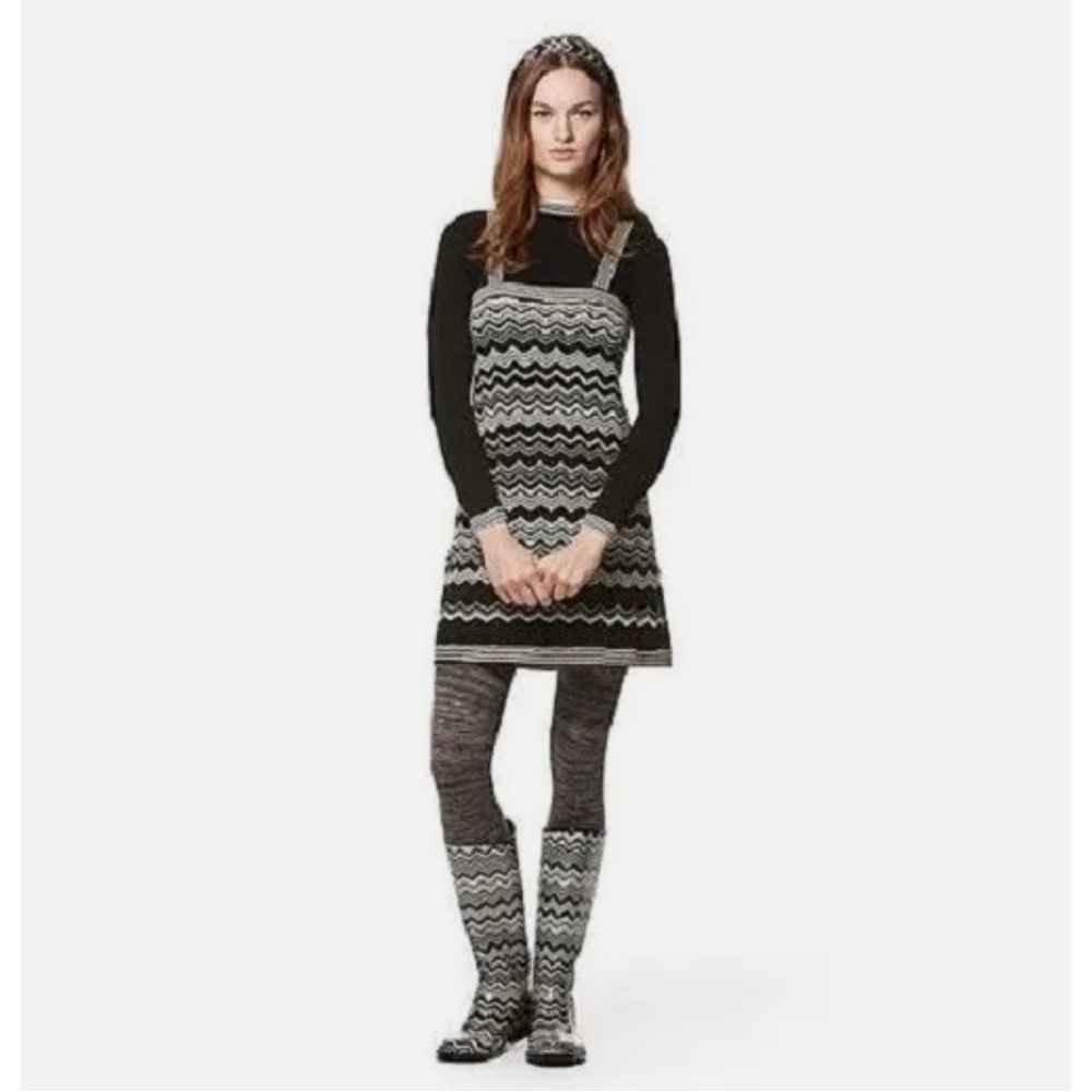 MISSONI for Target ~ Black and White Signature Missoni Print ~ Size M
